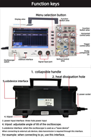 L'oscilloscope analogique à double canal Longwei L-212 a une bande passante de 20 MHz.
