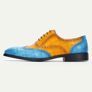 European Fashion Men's Formal <b>Shoes</b> <b>Height</b> <b>Increasing</b> Feature Waterproof Breathable Suitable for Business Offices Autumn Seasons - Product Image 5