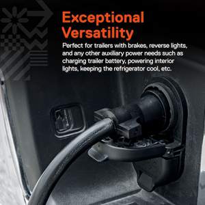 Cable de enchufe de 12 pies y 7 pines, sistema de luz de 7 vías, arnés de cables para remolque - Product Image 6