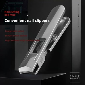 Coupe-ongles à grande ouverture en acier inoxydable, ciseaux à ongles anti-éclaboussures, ensemble de pinces à ongles individuelles de grande taille - Product Image 6