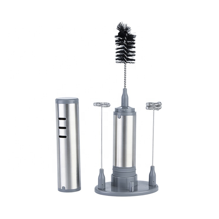 Mutilfuction Mini En Acier Inoxydable Lait Mélangeur de Lait Électrique Batteur À Oeufs