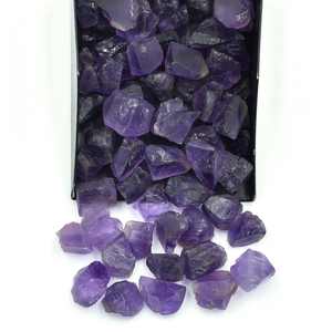 Améthyste Pierre brute en vrac Taille 8-10mm Pierre de naissance de février Utilisation pour les bijoux Bijoux faits à la main en gros - Product Image 4