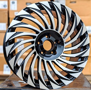 Jantes en alliage d'aluminium Xinlin de 13 à 19 <span class=keywords><strong>pouces</strong></span>, nouveau design, noir, pour voitures, 4 et 5 trous, PCD5X114.3 5X108 5X112 <span class=keywords><strong>4X108</strong></span> - Product Image 3