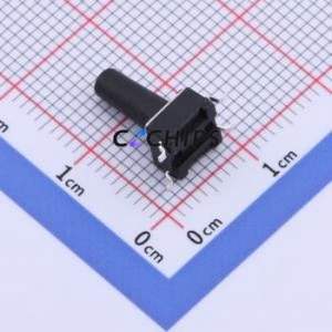 TS-1102SD-B-Q-B Tactile Switch SMD-4P,6x6mm Switch Single Pole Single Throw Round Button 1.6N Vertical Mount - Product Image 2