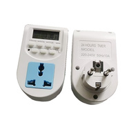 Zeitgesteuerter Steckdosenadapter im britischen Stil mit 20 Schaltern, zyklischer Stromversorgung, 220V 16A, Smart IP65 für Haushaltsgeräte
