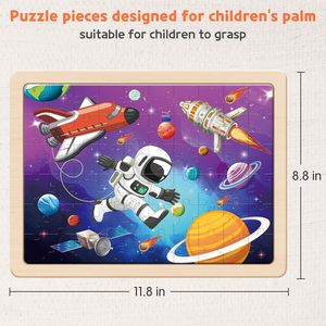 <span class=keywords><strong>Puzzle</strong></span> in legno 3D personalizzati fascia di età <span class=keywords><strong>4</strong></span> + anni regali educativi in età prescolare per bambini ragazzi e ragazze di età compresa tra 5 e 7 anni - Product Image 4