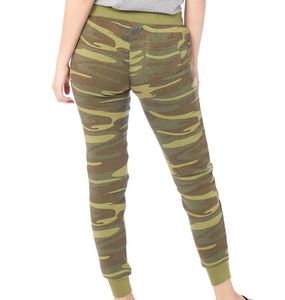 Pantalons de jogging unisexes en molleton mi-lourd camouflage personnalisé, respirant, imprimé par transfert thermique, bas élastique, pantalons de survêtement pour la course à pied - Product Image 2