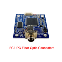 Módulo TX RX de 40 KM, 1 canal de vídeo + UART TTL SBUS, convertidor de fibra Anti-flexión FC/UPC 5V ~ 28V para equipos de fibra óptica