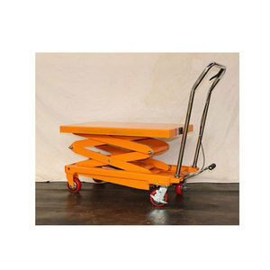Portable Manual Hydraulic <b>Platform</b> Movable Small Scissor Lift Table for Sale - Product Image 6