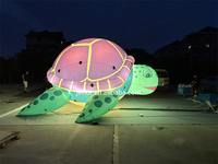 Tortue Marine Géante Gonflable Lumineuse Jenor – Modèle d'Animal Marin Gonflable Personnalisé pour Événements Extérieurs