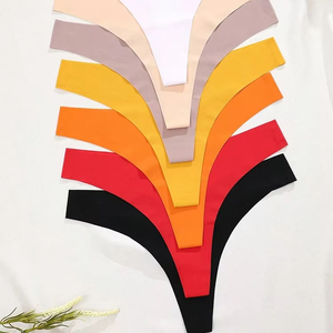 Slip Donna a Vita Bassa in Seta Ghiaccio, Senza Cuciture, Invisibili, Perizoma, Lingerie Femminile, <span class=keywords><strong>Abbigliamento</strong></span> Premaman - Product Image 1