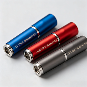 Simple Portable Stainless Steel Cigarette Holder Metal Filter Tip Custom Engraving Logo Smoking <b>Tool</b> For Gift Retail - Product Image 1