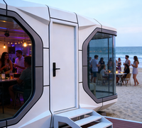 Maison Capsule Spatiale Préfabriquée en Panneaux Sandwich Imperméables – Mini-Maison pour Villas et Complexes Hôteliers – Vente en Gros Direct Usine