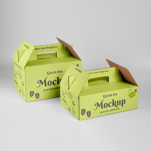 Caja plegable de papel para cerezas personalizada por el fabricante, caja de embalaje para almacenamiento de frutas de cartón ecológico. - Product Image 2