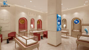 Exhibición de joyería de lujo Diseño interior exquisito Iluminación LED La moda cumple con la función Exhibición de piezas de exhibición Premium - Product Image 3