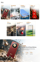 Version Globale Honor X9d 6.79'' 120Hz AMOLED SD 6 Gen 4 Batterie 8300mAh Appareil Photo Principal 108MP IP68 IP69 Double SIM Téléphone Portable 5G