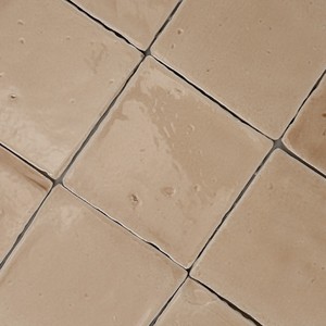 Piastrella in Ceramica Naturale Vitri 10x10, Finitura Opaca Beige per Pavimenti e Pareti - Product Image 4