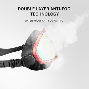 Lunettes de natation progressives XF006, nouveau design, avec grande monture, anti-buée, protection UV, matériau PC de haute qualité pour adultes - Product Image 4