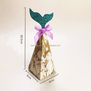 Cajas de Regalo de Papel Plegables de Lujo al por Mayor, con Recubrimiento UV y Relieve, Forma de Sirena, para Decoración de Bodas y Fiestas de Cumpleaños - Product Image 6
