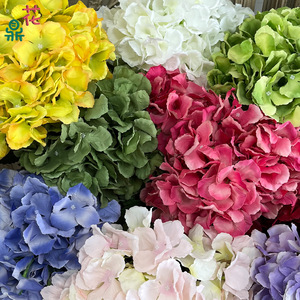 <b>Hydrangea</b> <b>Artificial</b> Flowers Silk Round Wedding Decor Floral Wall Decoration China Made - Product Image 4