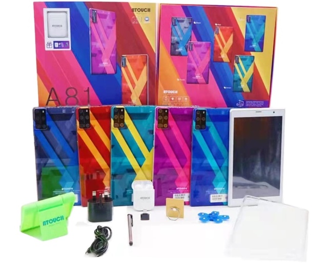 ATOUCH 8 Inch IPS 5G Android Tablets RAM4GB+ROM128GB 1.3GHZ Quad Core MTK6582 Tablet PC Support Single SIM Card