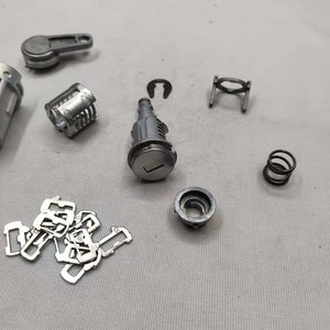 Music <b>Key</b> <b>Lock</b> Cylinder 021 Zinc Alloy Grey C2 Left Door <b>Lock</b> Part Set - Product Image 4