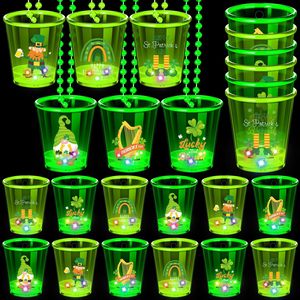 Tasse à shot transparente multicolore avec flash LED pour Halloween, Noël, anniversaire, fête de <span class=keywords><strong>mariage</strong></span>. - Product Image 6
