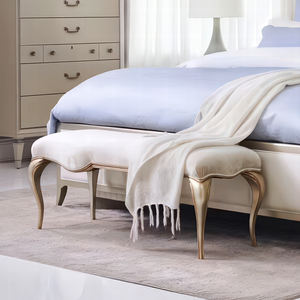 Taburete de Banco de extremo de cama <span class=keywords><strong>Arthur</strong></span> de acero inoxidable contemporáneo para hoteles y dormitorios domésticos para uso en la sala de estar - Product Image 1