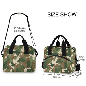 Sacs de la collection Aloha, design personnalisé imprimé camouflage, sac isotherme portable élégant en polyester - Product Image 3