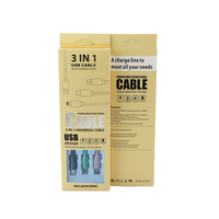 Cable de Carga Rápida 3 en 1, Cable USB de Silicona Líquida para iPhone, Android Tipo C, 100W, Sincronización de Datos, Cable de Silicona Líquida de Viaje
