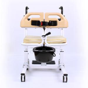 Sedia elevatrice in cartone <span class=keywords><strong>per</strong></span> <span class=keywords><strong>disabili</strong></span> sedia di trasferimento paziente con ascensore idraulico con prova d'acqua da utilizzare in bagno-BZ-L14 - Product Image 3