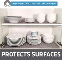 Étagère en feutre antidérapant imperméable de 12x59 pouces et doublure de tiroir pour tiroirs, étagères, armoires, rangement, cuisine et bureaux