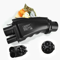 Adaptateur EV 250A, prise de charge rapide DC, adaptateur CCS2 vers GBT, véhicule électrique pour voiture chinoise, connecteur de chargeur EV DC portable