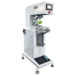 New Design Semi-Automatic Grade <b>Pad</b> Printing One Color Closed-Cup <b>Pad</b> <b>Printer</b> for Bottle Labels - Product Image 1
