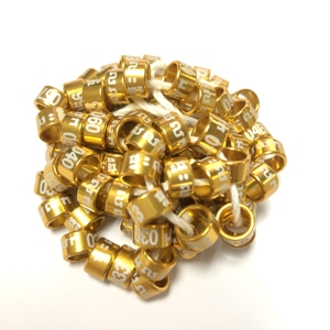 Kanariepootbandjes 4mm 2023 Gepersonaliseerde Postduivenringen Levende Vogels Voetringen Pootbandjes Anillas De Aves voor Liefdesvogels - Product Image 5