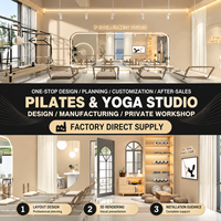 Conception d'intérieur pour Studio de Yoga, Salon de Danse, Salon de Beauté, Spa, Espace Pilates, Salle de Sport – Rendu 3D, Plans de Construction, Service de Façade de Magasin