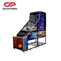 Parc coloré nouvelle machine de jeu à pièces d'arcade de basket-ball vidéo de divertissement de haute qualité pour Offre Spéciale