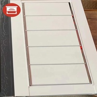 Obturateur de plantation de panneau d'auvent en aluminium horizontal motorisé conçu sur mesure en alliage d'aluminium durable