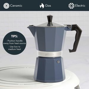 3cup Aluminum Stovetop Coffee <b>Maker</b> Espresso <b>Maker</b> - Product Image 3