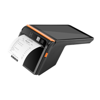 Tablette POS 8 pouces avec écran tactile capacitif, système d'exploitation Android 14/15, imprimante 80 mm et scanner 2D