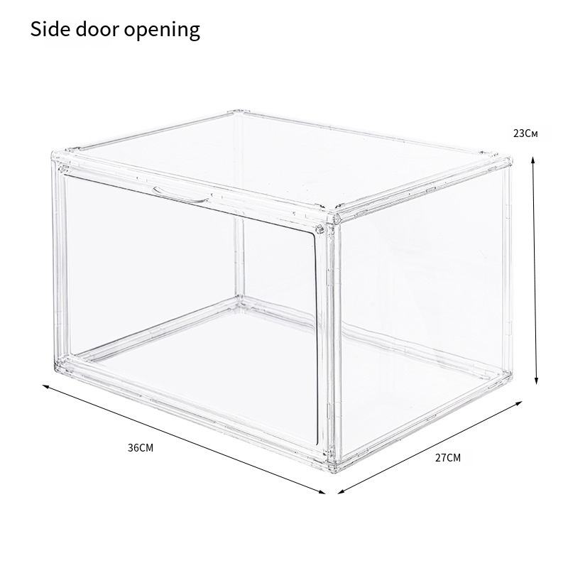 Side door with high transparency