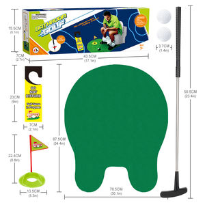 Ensemble de <span class=keywords><strong>jeu</strong></span> de <span class=keywords><strong>golf</strong></span> de toilette pratique Mini <span class=keywords><strong>jeu</strong></span> de putting pong de <span class=keywords><strong>golf</strong></span> dans la salle de bain cadeaux drôles - Product Image 3