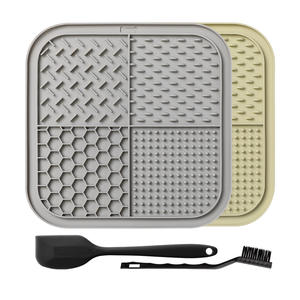 Nouveau Grand Bol Anti-Étouffement en Silicone Couleur Bonbon pour Chats et Chiens, Tapis d'Alimentation Solide avec Ventouse pour Animaux, Assiette à Lécher - Product Image 3