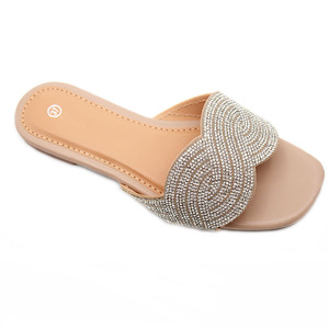 High-quality Fashionable Sandals for Wholesale Breathable and Lightweight Rhinestone <b>Open</b>-<b>toe</b> Durable Women's Sandals slippers - Product Image 3