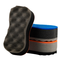8.7 "X4" X2.76 "grande mousse haute éponge de lavage de voiture bloc accessoires de lavage de voiture applicateur de revêtement épilation à la cire brosse de polissage outils de soin