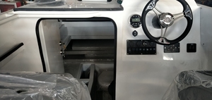 Motoscafo da pesca in alluminio con cabina centrale da 7.5m 24 piedi con passeggiata per la pesca di gioco - Product Image 5