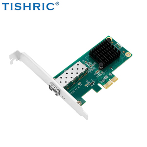 Tarjeta de Red Gigabit <span class=keywords><strong>PCIEX1</strong></span> 5.4 I210 para Servidor de Escritorio, Puerto Óptico SFP, Compatible con Interfaz X4X8X16 - Product Image 1