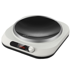 Table de <span class=keywords><strong>cuisson</strong></span> électrique 3500W pour la maison, surface concave, <span class=keywords><strong>plaque</strong></span> <span class=keywords><strong>vitrocéramique</strong></span> étanche avec minuterie, cuisinière à induction - Product Image 1