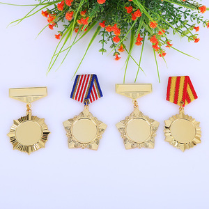 Moderner Sommercamp-Aktivität wettbewerb Ehren medaille Zink legierung abzeichen mit Siebdruck für Sport veranstaltungen National feiertag - Product Image 1
