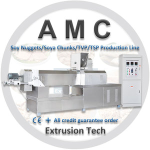 Americhi cibo vegano <span class=keywords><strong>soia</strong></span> chunk estrusore carne di <span class=keywords><strong>soia</strong></span> tofu + full-fat-soya-estrusore-macchina + macchina per proteine di <span class=keywords><strong>soia</strong></span> testurizzata - Product Image 4